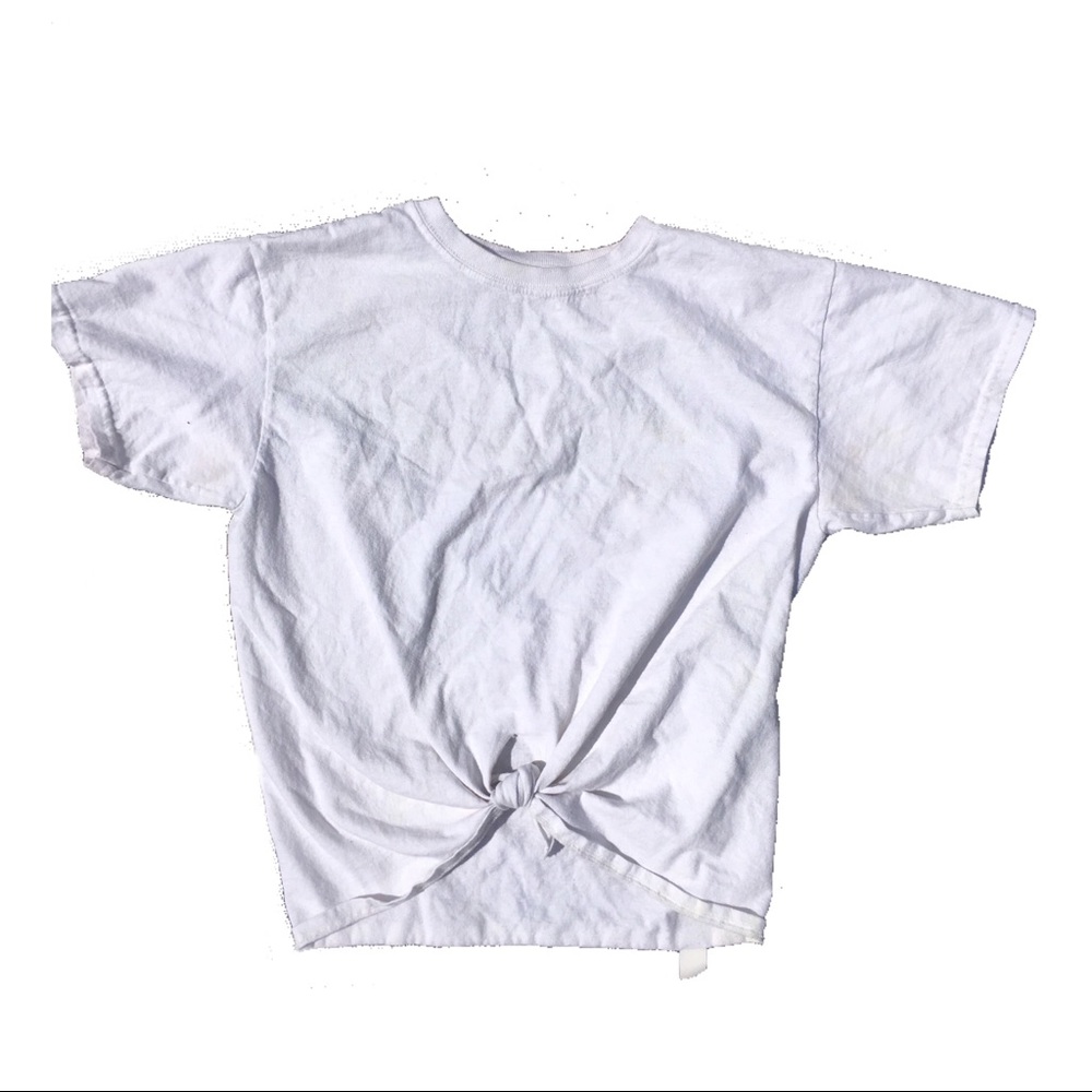 White tie crop top